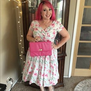 Hot Pink mirror golightly purse